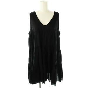 プラージュ CRAFTタンク　リネン混 即完売◇美品◇PLAGE◇CRAFT￼￼タンク/リネン混 麻 透け感