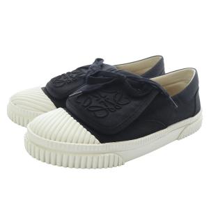 アナグラムフラップ キャンバススニーカー 37 ブラック