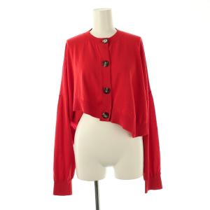 24AW MICRO-MINI CARDIGAN カーディガン ニット 38 レッド /DF OS