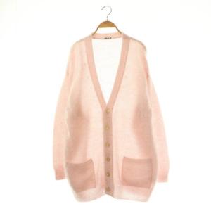 BRUSHED SUPER KID MOHAIR KNIT LONG CARDIGAN カーディガン ニット