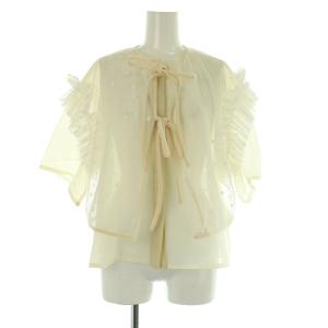 ロージーモンスター RosyMonster dot tulle layered tops ドットチュールレイヤードブラウス
