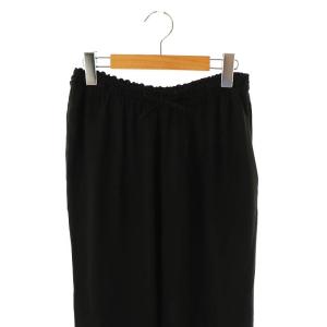 Bilitis dix-sept ans Black Pants パンツ テーパード フリル 36 ブラック /HK OS