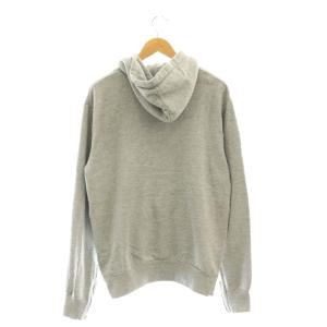 BALMAIN スリーブジップ ダメージ加工 ジップパーカー M グレー /AT OS