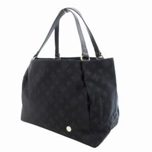 russet タグ付き ミニシンプルトートバッグ 総柄 紺 ネイビー /HO