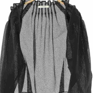 ADORE 23SS アバカスメッシュジャケット ブルゾン 38 ブラック /DF OS