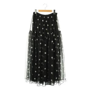 プルミエアロンディスモン 25SS チュールティアードスカート 36