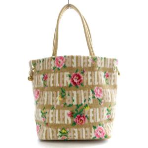 23SS ディディエッタローザ 巾着バッグ トートバッグ ハンドバッグ ブラウン DID-231150