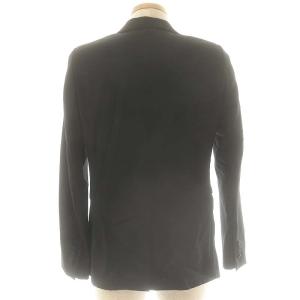 EMPORIO ARMANI セットアップ スーツ ウール テーラードジャケット スラックスパンツ 46 黒 /MI OS SH