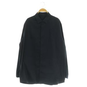 KEYBOARD SHIRT キーボードシャツ ドレスシャツ 長袖 ストレッチ ネイビー /MY OS