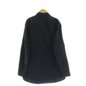 TEATORA KEYBOARD SHIRT キーボードシャツ ドレスシャツ 長袖 ストレッチ ネイビー /MY OS