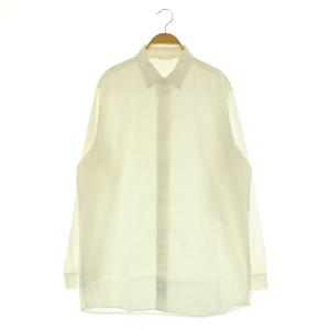 KEYBOARD SHIRT キーボードシャツ ドレスシャツ 長袖 ストレッチ ホワイト /MY OS