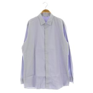 KEYBOARD SHIRT キーボードシャツ ドレスシャツ 長袖 ストレッチ ライトブルー /MY OS