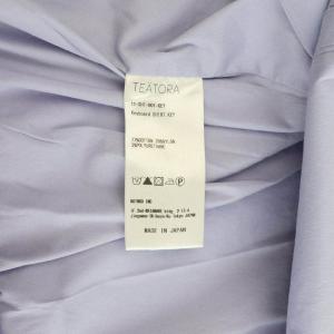 TEATORA KEYBOARD SHIRT キーボードシャツ ドレスシャツ 長袖 ストレッチ ライトブルー /MY OS