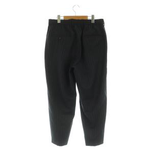 Scye タックトラウザーストライプイージーパンツ テーパード 38 ネイビー /MY OS SH