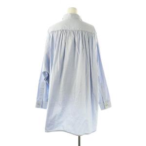 Spick&Span バックギャザーオックスシャツ 長袖 F ライトブルー /HK OS