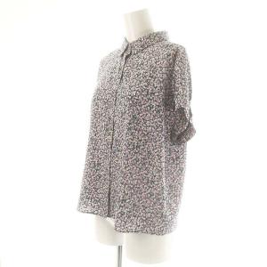 MACKINTOSH PHILOSOPHY MACKINTOSHPHILOSOPHY ショートスリーブ 花柄 ブラウス 36 マルチカラー /DF OS