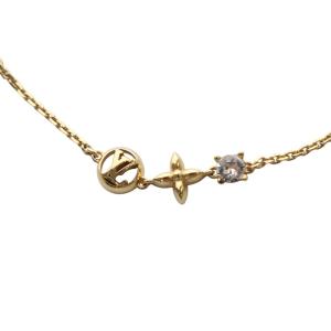 LOUIS VUITTON ブレスレット・プティ ルイ モノグラム･フラワー LV サークル ゴールド色 M00374