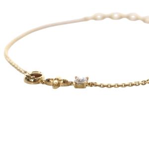 LOUIS VUITTON ブレスレット・プティ ルイ モノグラム･フラワー LV サークル ゴールド色 M00374