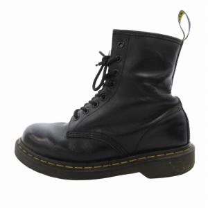 Dr.Martens 8ホール ショートブーツ シューズ レザー 厚底 UK5 25.0cm 黒 ブラック 10072 /HO