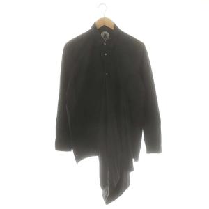 変形 長袖シャツ デザイン 46 ブラック /ES OS