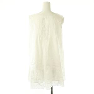 BURBERRY BLUE LABEL レース ノースリーブ チュニック ワンピース ミニ 38 白 /MI OS
