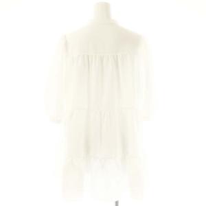 René 24SS UVカットウォッシャブルギャザーパフスリーブティアードブラウス 38