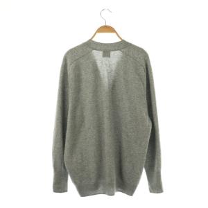 Spick&Span 24AW カシミヤ Vネックカーディガン ニット 長袖 グレー /AT OS