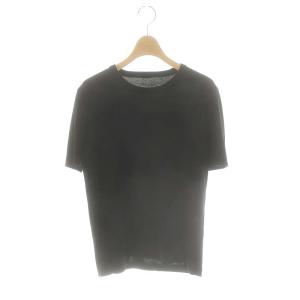 25SS フライスTシャツ カットソー 五分袖 ブラック /DO OS