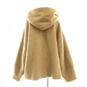 Plage SHAGGY HOODIECOAT 36 ブラウン
