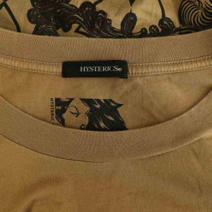 Hysterics NIAGARA/DARK CARNIVAL ワンピース 膝丈 半袖 カットソー プリント F ブラウン