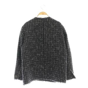 theory luxe 25SS Noma Tweed Molly ツイードジャケット 36 ブラック