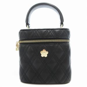 ×MARY QUANT 24SS デイジーミニバニティポーチ ショルダーバッグ 黒 ブラック  LWGG245323