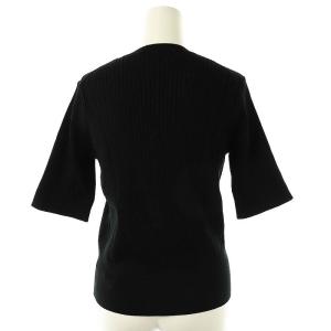 MILA OWEN MILAOWEN リブニットSET UP セットアップ カットソー フレアスカート 0 黒 /MI OS