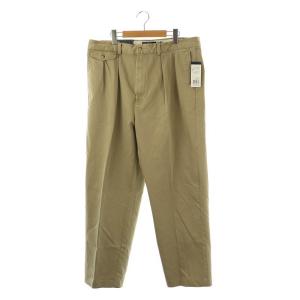 HERITAGE CHINO チノパンツ タック 36 ベージュ /HK OS