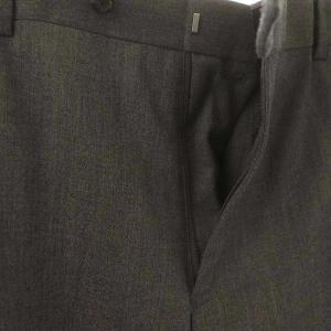 Brooks Brothers パンツ スラックス テーパード ジッパーフライ ウール 35 グレー /NR OS