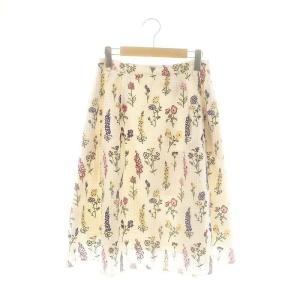 NICOLAIBERGMANN BOTANICARCHIVEスカート フレア ミモレ ロング 6 白 ホワイト