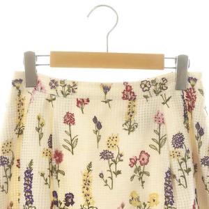 TOCCA NICOLAIBERGMANN BOTANICARCHIVEスカート フレア ミモレ ロング 6 白 ホワイト