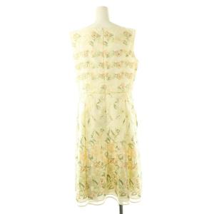 TOCCA AROMATICA ドレス ワンピース ロング 刺繍 ノースリーブ 6 イエロー /HK OS