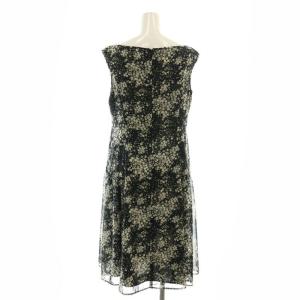 TOCCA DAPHNE ドレス ワンピース ミモレ ロング ノースリーブ 6 黒 ブラック /AT OS