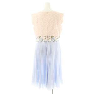 TOCCA PINK BOUQUET GIRLドレス ワンピース ロング ノースリーブ 刺繍 6 オフホワイト ピンク