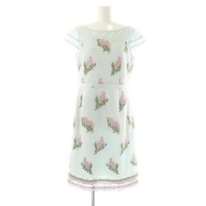 LAUNDRY LINE ドレス ワンピース ミモレ ロング 6 水色 /AT OS