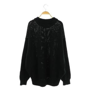 TODAYFUL 25SS Roundhem Linen Knit ニット セーター 長袖 リネン F ブラック /HK