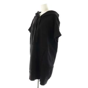 Maison Margiela MM6 半袖 スウェット パーカーワンピース S 黒 /MI OS