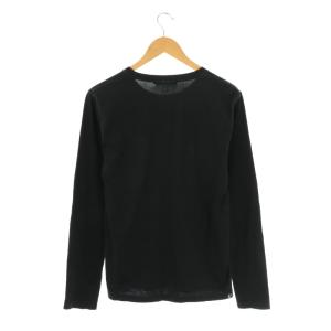 HYSTERIC GLAMOUR ガールプリント 長袖 Tシャツ カットソー S 黒 アイボリー /MI OS