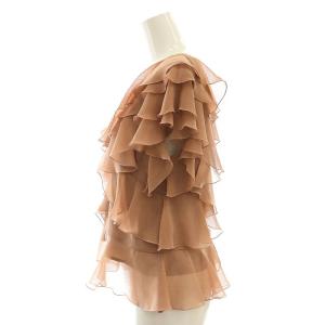 Apuweiser-riche 24AW フリルショートブラウス 1 ピンク /SS OS