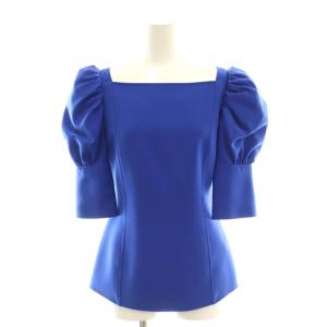 41788 Puff Sleeve Top トップス カットソー パフスリーブ 0 青 /MI OS