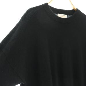 JOURNAL STANDARD 24AW カシミヤ クルーネックプルオーバー ニット セーター F 黒 ブラック /AT OS