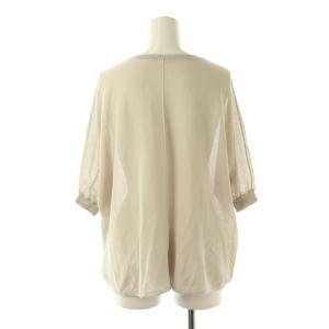 Spick&Span 24SS 天竺ドルマンシアーニット カットソー 五分袖 F グレー 24080200991020 /AT