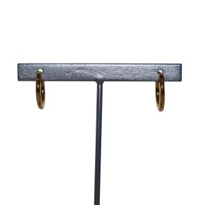 フープピアス 両耳用 K10 ゴールドカラー 1.92g /AQ OS