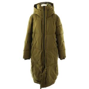 ゼログランド ロング パッファー フード付き中綿コート L/G カーキ /ES OS